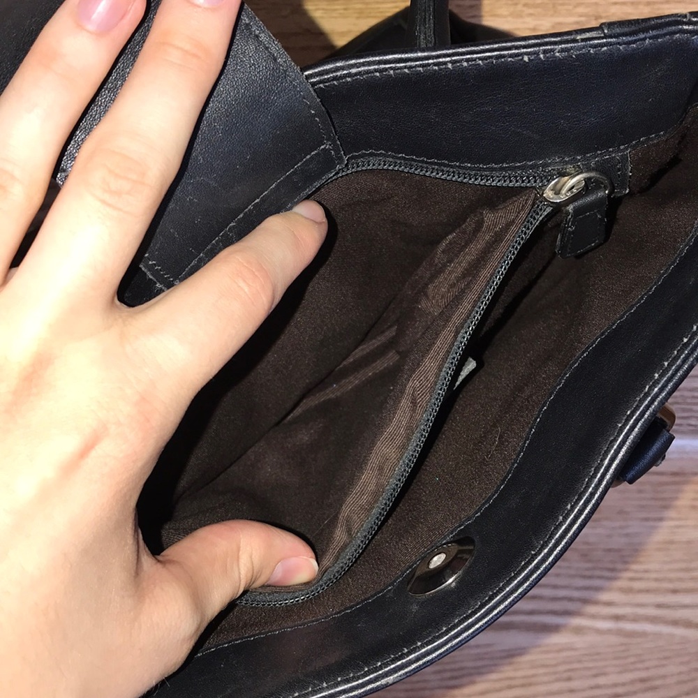 VINTAGE COACH leather shoulder bag - Picture 7 of 13